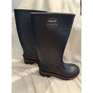 Servus Blue Size 7 Rubber Boots Womens